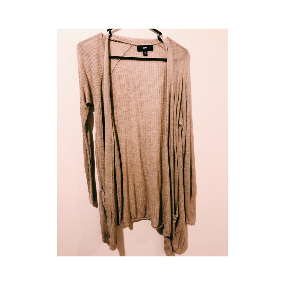 Tan cardigan
